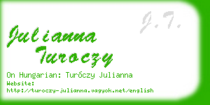 julianna turoczy business card